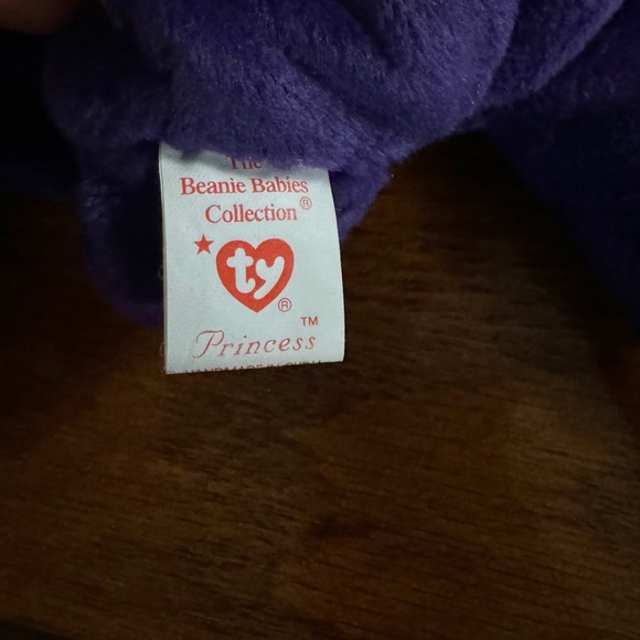 Collectible TY Beanie Baby PRINCESS in honor of Princess Diana - Picture 5 of 8